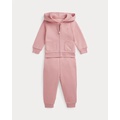 Picot Fleece Hoodie & Jogger Pant Set