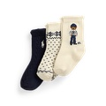 Polo Bear Crew Sock 3-Pack