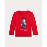 Polo Bear Cotton Jersey Long-Sleeve Tee