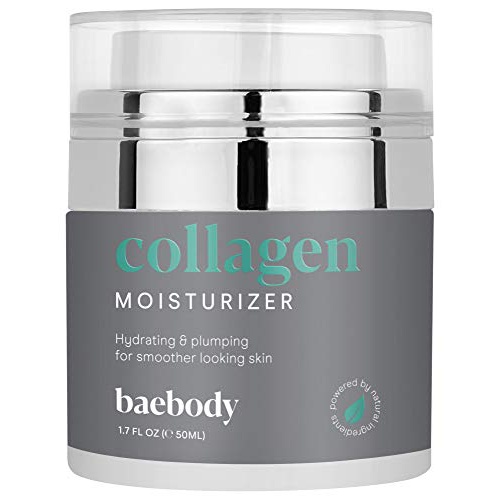  Baebody Collagen Face Cream for Anti-Aging, Advanced Skincare for a Youthful Complexion, Natural Organic and Non-GMO, Lightweight Facial Moisturizing Lotion, 1.7 Fl Oz