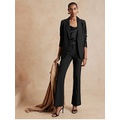 bananarepublic High-Rise Sculpted Stretch Bootcut Suit Pant