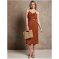 bananarepublic Linen-Blend Shift Dress