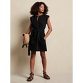 bananarepublic Split-Neck Mini Dress