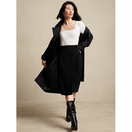 바나나리퍼블릭 bananarepublic Wrap Midi Skirt