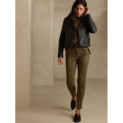 바나나리퍼블릭 bananarepublic Vegan Suede Skinny Jean