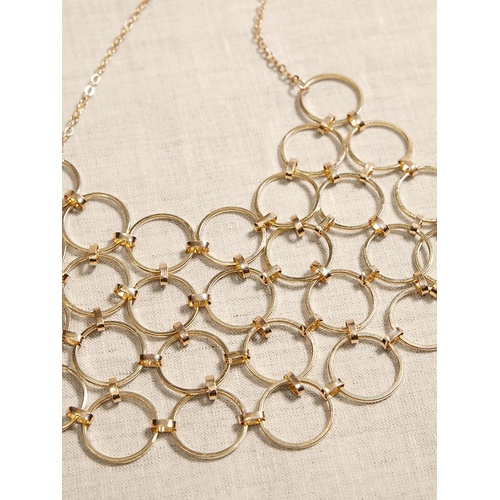 바나나리퍼블릭 bananarepublic Chainmail Bib Necklace | Aureus + Argent