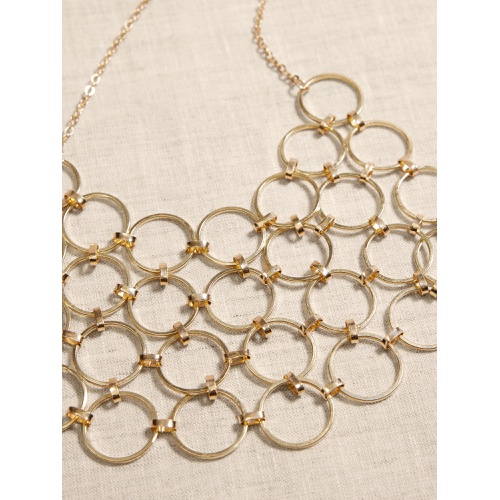 바나나리퍼블릭 bananarepublic Chainmail Bib Necklace | Aureus + Argent