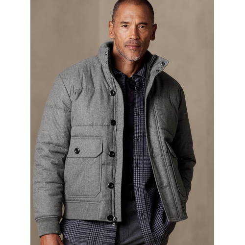 바나나리퍼블릭 bananarepublic Herringbone Puffer