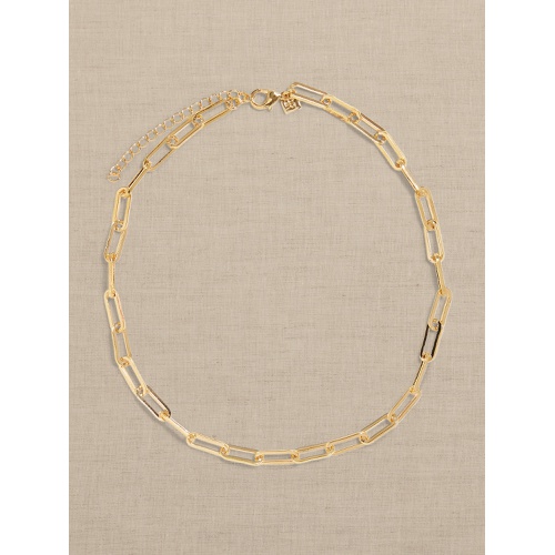 바나나리퍼블릭 bananarepublic Paperclip Chain Necklace