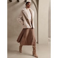 bananarepublic Pleated Midi Sweater Skirt