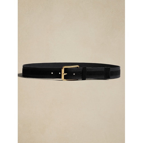 바나나리퍼블릭 bananarepublic Mixed Media Canvas Belt