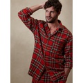 bananarepublic Flannel Pajama Top