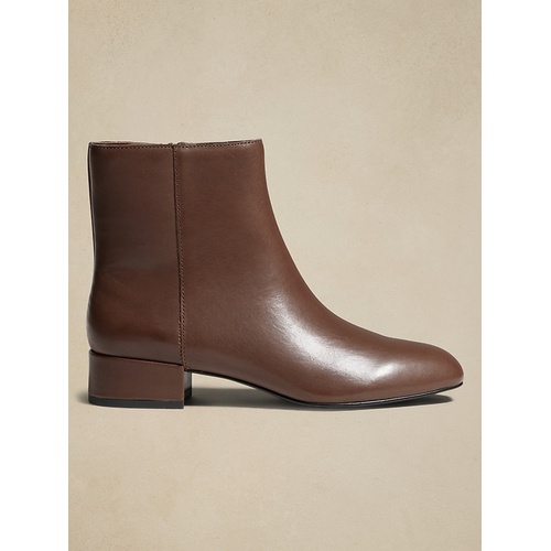 바나나리퍼블릭 bananarepublic Leather Ankle Bootie