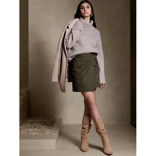 바나나리퍼블릭 bananarepublic Utility Pocket Mini Skirt