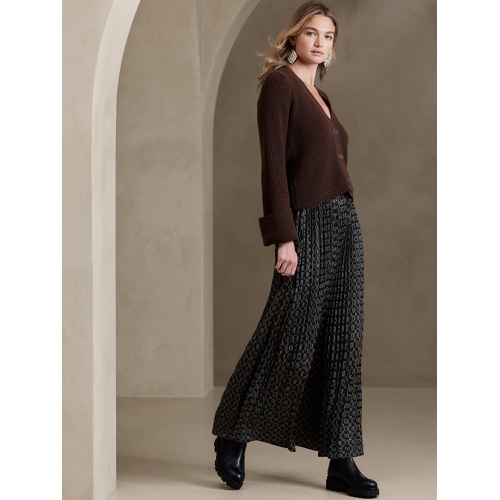 바나나리퍼블릭 bananarepublic Pleated Maxi Skirt