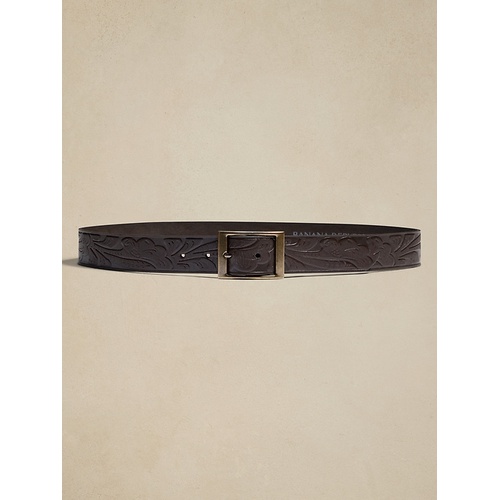 바나나리퍼블릭 bananarepublic Leather Western Embossed Belt