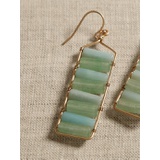 bananarepublic Fluorite Stone Earrings