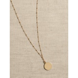 bananarepublic Disc Pendant Necklace