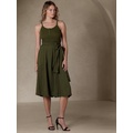 bananarepublic Twill Wrap Midi Skirt