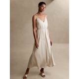 bananarepublic Gully Asymmetrical Seam Maxi Dress