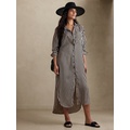 bananarepublic Silky Maxi Shirtdress