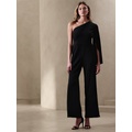 bananarepublic Crepe One-Sleeve Jumpsuit