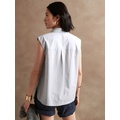 bananarepublic Long Button-Down Shirt