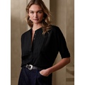 bananarepublic 3/4 Sleeve Bib Top