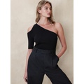 One-Shoulder Sweater Top