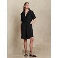 Trench-Back Shirtdress