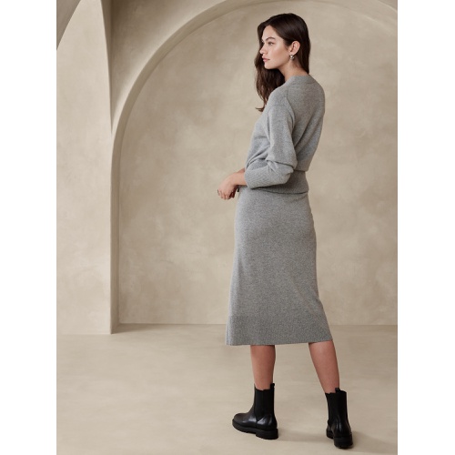 바나나리퍼블릭 Cashmere Midi Sweater Skirt