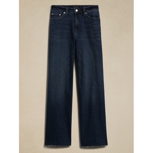 바나나리퍼블릭 Ultra High-Rise Wide-Leg Jean