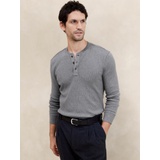 Slim Mini Rib Henley