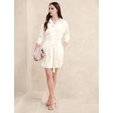 Satin Mini Shirtdress