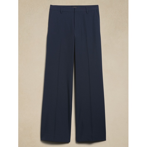 바나나리퍼블릭 Sculpted Wide-Leg Trouser