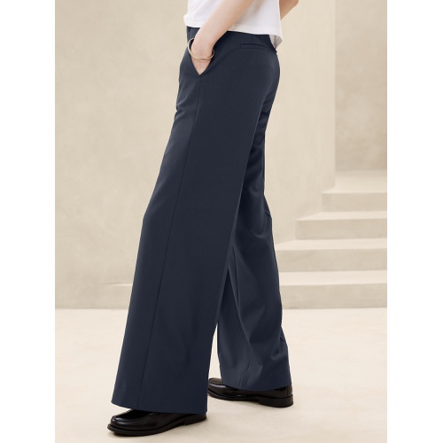 바나나리퍼블릭 Sculpted Wide-Leg Trouser