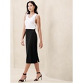 Sculpted Midi Pencil Skirt