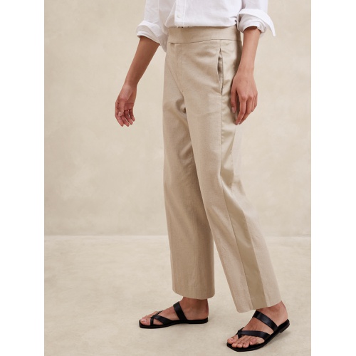 바나나리퍼블릭 Linen-Blend Tuxedo Taper Pant