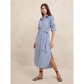 Poplin Maxi Shirtdress