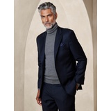 Tailored-Fit Luxe Wool-Blend Suit Jacket
