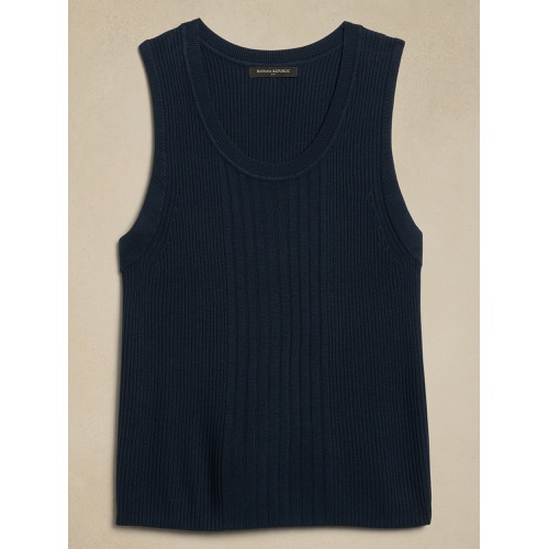 바나나리퍼블릭 Ribbed Scoop-Neck Tank