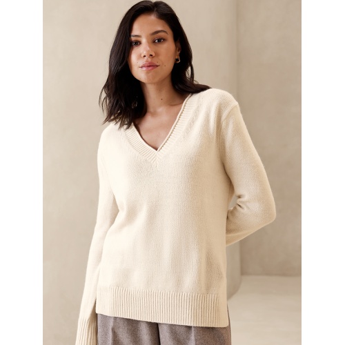 바나나리퍼블릭 Essential V-Neck Sweater