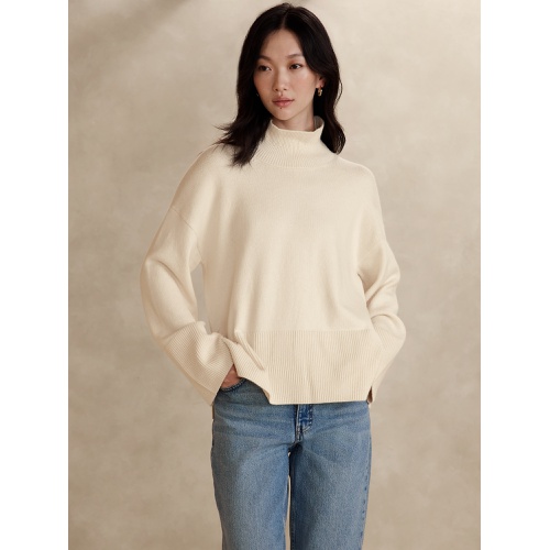 바나나리퍼블릭 Long Turtleneck Sweater