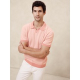 Birdseye Stitch Sweater Polo