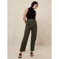 Twill Belted Tapered Pant