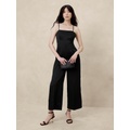 Strappy Satin Jumpsuit