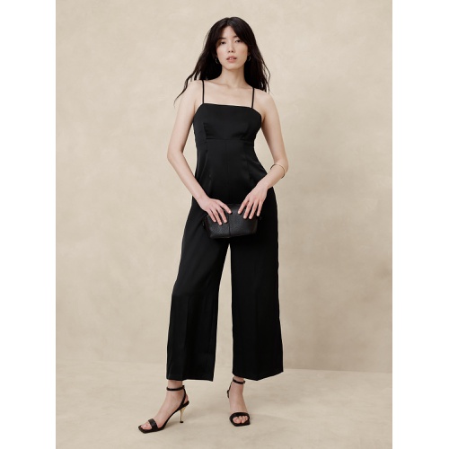 바나나리퍼블릭 Strappy Satin Jumpsuit