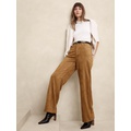 Ultra High-Rise Wide-Leg Vegan Suede Pant