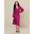Silky Column Midi Dress