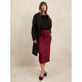 Stretch Twill Ryan Midi Pencil Skirt